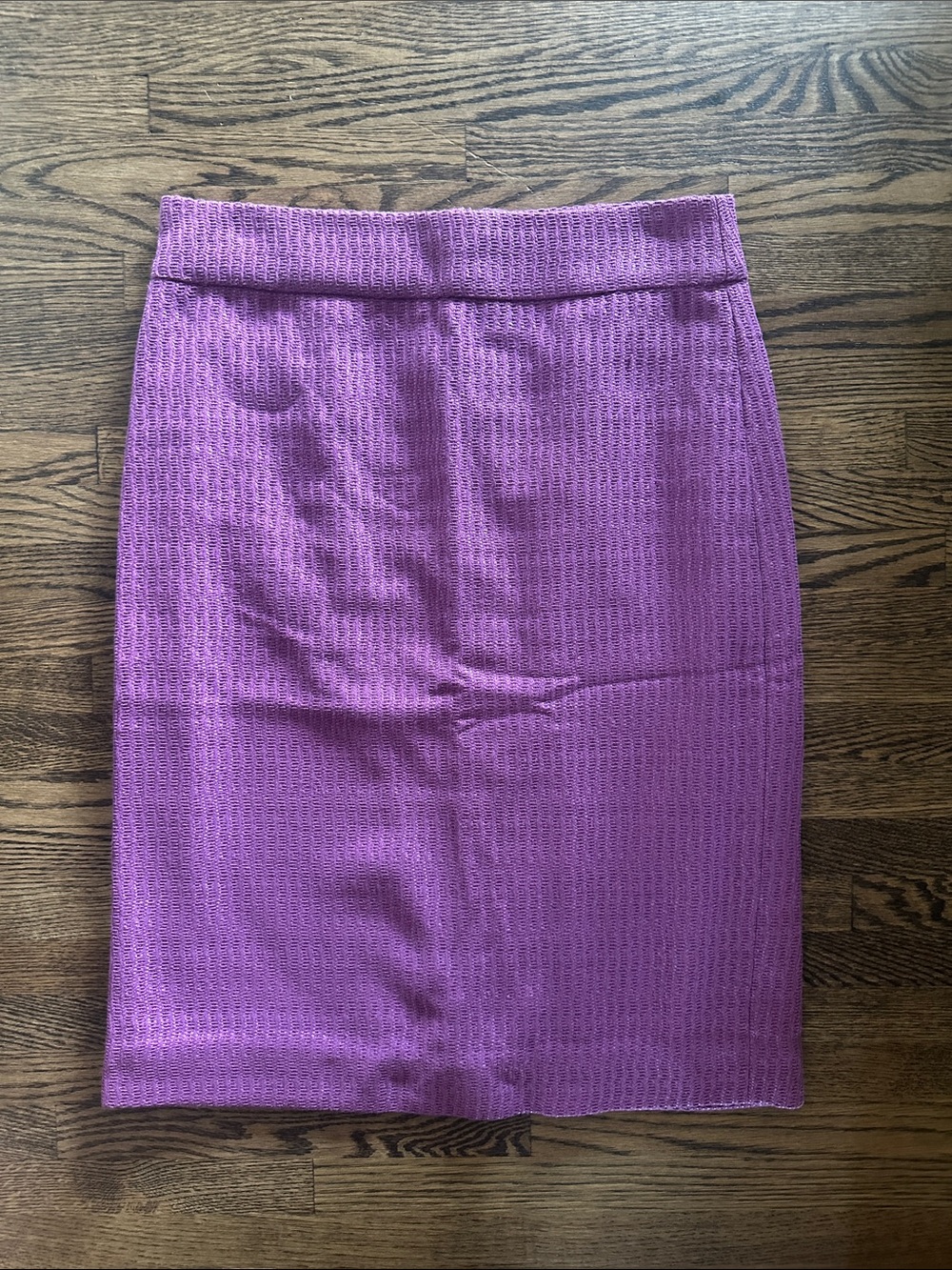 J. Crew Purple Tweed Knit Pencil Skirt